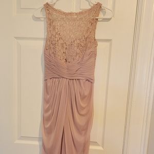 David's bridal carnation pink size 0 dress